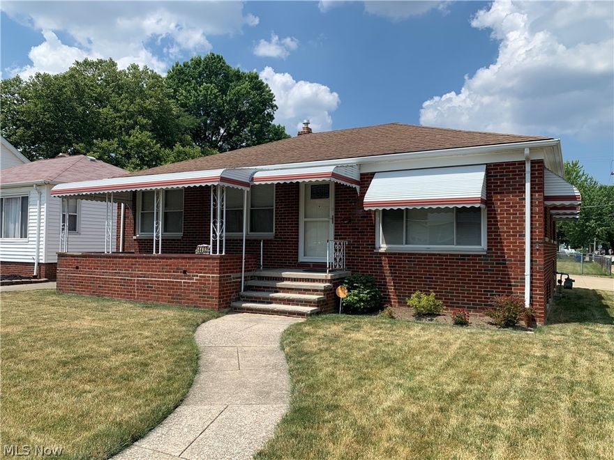 This is the one you've been looking for!! Fantastic brick ranch with great fenced in yard! Large front porch. 2 car garage attached with breezeway. Separate fenced in dog run. 3 bedrooms, 2 full baths and a huge finished basement to entertain in! Dining room with build in cabinets. Vinyl and glass block windows. All appliances stay.