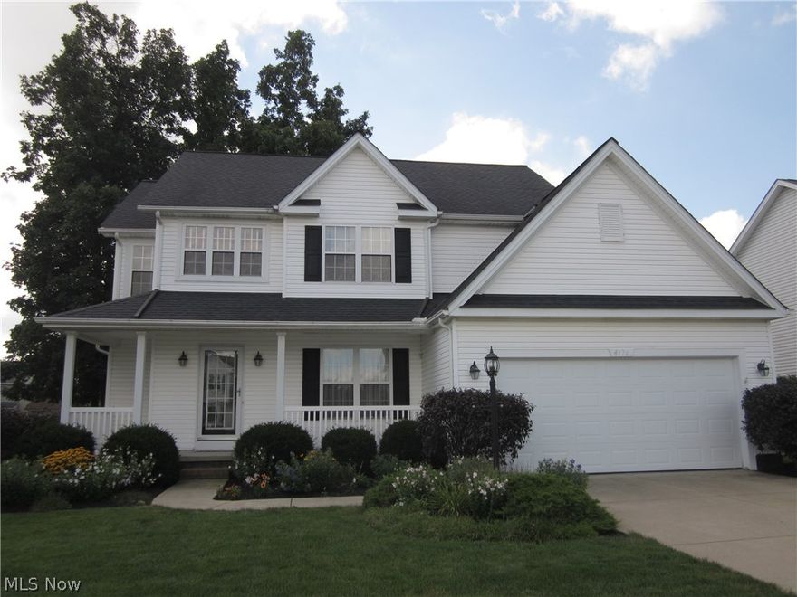 Beautifully maintained Brunswick colonial. This one is a must see.  As you approach, you'll notice the curb appeal and tasteful landscaping, and the welcoming front porch.  The interior of this home is spotless, and offers many fantastic features, including large room sizes, a neutral décor, a WBFP in the family room, an open floor plan, a loft area upstairs that makes a great office area, and a finished room in the basement that's a perfect playroom or man cave.  The roof was replaced approx. 5 years ago, including new downspouts, and all appliances in kitchen and laundry room stay.  Call to make your appointment today!