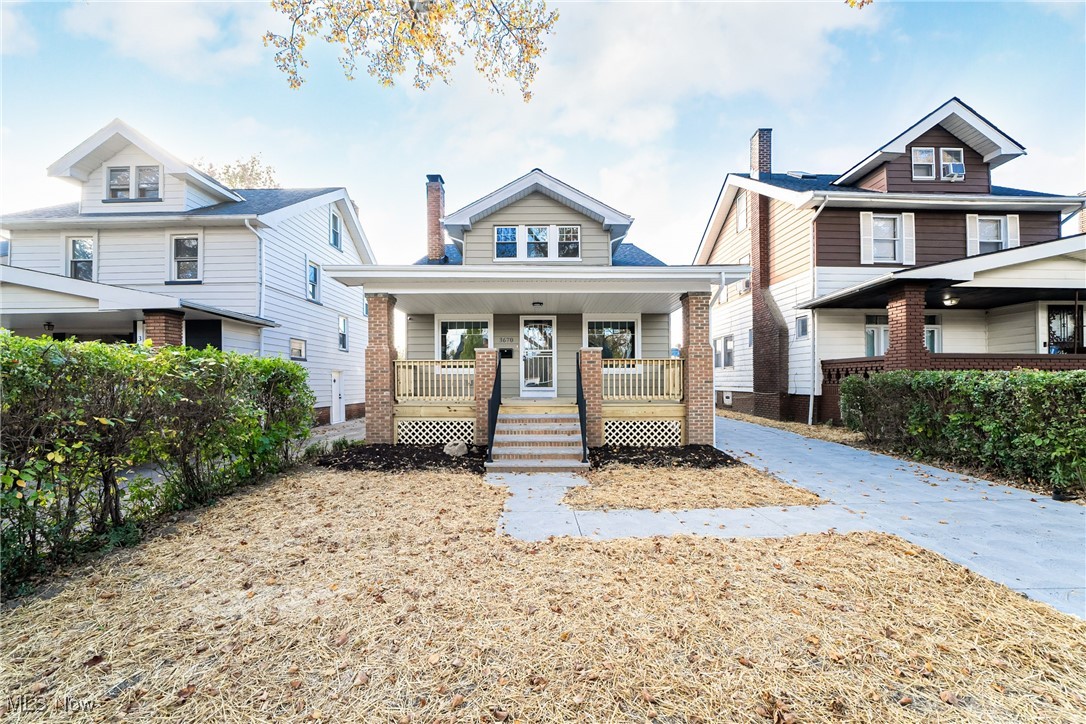 Don't miss this newly renovated Cuyahoga Landbank beauty! If the Shaker Heights community is where you want your family to be, this is the Cape Cod is a must see. Enter the front door from a large, covered porch into a living room featuring a decorative fireplace nestled between matching bookcases. Designed with versatility, this property boasts 5 bedrooms that can easily be used as 4 bedrooms with an office/hobby space, whichever your heart desires. If built ins excites you, this home is the one for you, as you will find them on both the main and upper levels. The basement spans the entire length of the home, providing a laundry area and plenty of space for you to finish as additional living space and storage. All of this comes with a 1-year America's Preferred Home Warranty, courtesy of the seller. Experience all that this home has to offer, schedule your showing today!