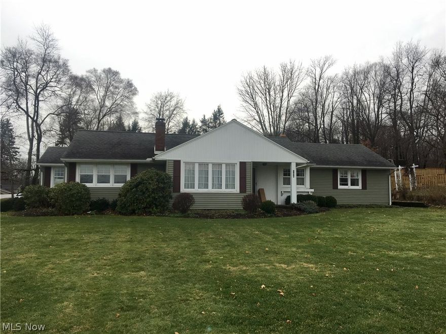 Nicely maintained spacious three bedroom ranch in Tallmadge.  Extra storage in room above the garage.