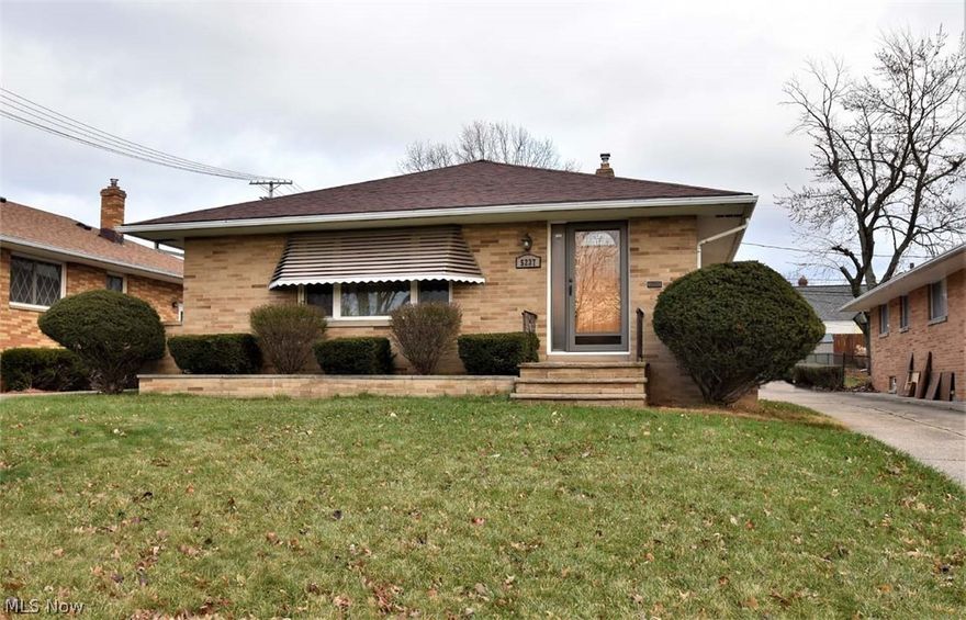 Pride of ownership shines in this lovingly maintained 3 bedroom, 2 bath ranch home. Enter the front door to todays modern colors with a large dining/living room area with hardwood flooring and updated lighting fixtures. A large eat-in kitchen includes all appliances, including a movable dishwasher that provides added counterspace.  Updated hardware on the cabinetry and newer flooring make this a space that you want to spend time in with your family. A large master and two additional bedrooms on the first floor all have hardwood flooring and generous closet space. And don't miss taking a peek at the space off the main hall you have an added bonus of a full, walk up attic for all of your storage needs. You won't find this in most ranch homes! Downstairs you will find a large family room that is currently being used as a bedroom, another large storage closet, and a full bath with shower. An extra utility room for even more storage and the laundry room have beautiful nature stone flooring.