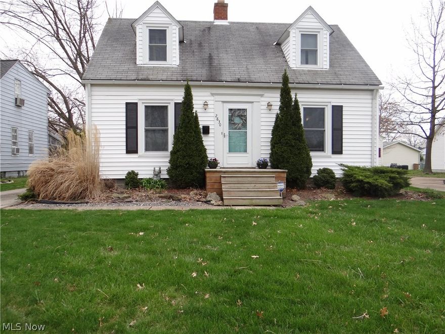 Adorable 3 bedroom Cape Cod near the lake! This house has beautiful original features that have been brought back to life such as hardwood floors, dining room built-ins, and living room fireplace. The kitchen has been completely remodeled with stainless steel LG appliances, slate tile floor, and a walk-in pantry. Two bedrooms are adjoining and were previously set up as a bedroom with an attached nursery. Recently they were converted to a bedroom with a large attached dressing room but there are many options with these two rooms. The third bedroom is across the hall and has great built-in storage. Updates include the furnace and central air, windows, hot water tank, electric, and a half bath was added to the main floor.