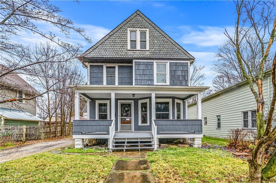 Welcome home to this well-maintained Victorian-style beauty, offering a perfect blend of classic charm and modern convenience. The dining room has original pocket doors, adding a touch of elegance and character to this 3-bedroom, 1.5-bathroom house which is located in the Buckeye School district. Make a grand entrance through the impressive foyer, setting the tone for the home's unique blend of classic and contemporary. Throughout the interior, you will find the timeless beauty of oak trim, which creates a warm and inviting ambiance. Each of the three bedrooms provides ample closet space. The attic could be finished to incorporate additional usable living space. With all the essentials in place including a one-year home warranty, this home is ready for you to move in!