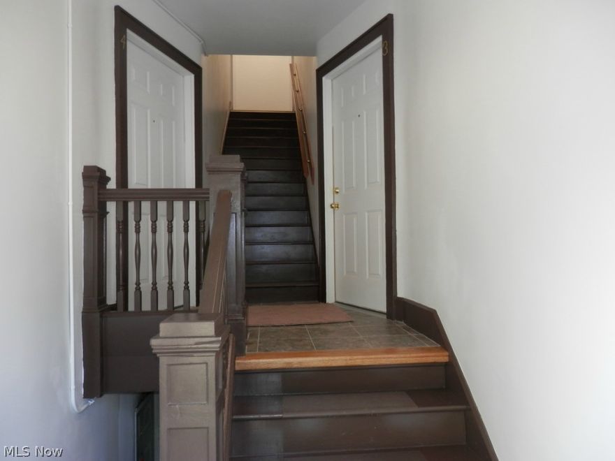 Be the first tenant to live in this newly remodeled apartment. Brand New Everything! Amazing 1 bedroom one bath second floor apartment. Completely remodeled and updated. Large master bedroom with very spacious closet. Bonus room could be used as a bedroom, but would make a great sitting room or office. Includes stove, microwave, refrigerator, and dishwasher. There is an on site coin operated laundry in the basement. A cat may be considered! Non-Smoking!