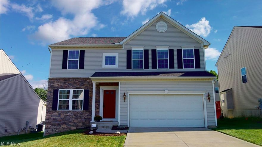 Welcome to this 4 bedroom 3.5 bath home. You will enjoy the open feeling of this home. The great room is open to the kitchen and has a gas fireplace. The kitchen has granite counter tops. All the appliances stay. The stove and the microwave are new. The morning room eating area is very spacious and has a sliding door to the deck. The second level has 4 bedrooms and 2 full baths. The laundry room is conveniently located on the second level as well. The master bedroom has a huge walk in closet and attached bath with double sinks. The lower level has been finished with a rec room area or it could be a 5th bedroom if needed. A full bath was added to the basement. There is also a bonus room in the basement perfect for storage or a craft room. The carpet on the first and second level was replaced in 09/2020. There is also a 2 car attached garage.