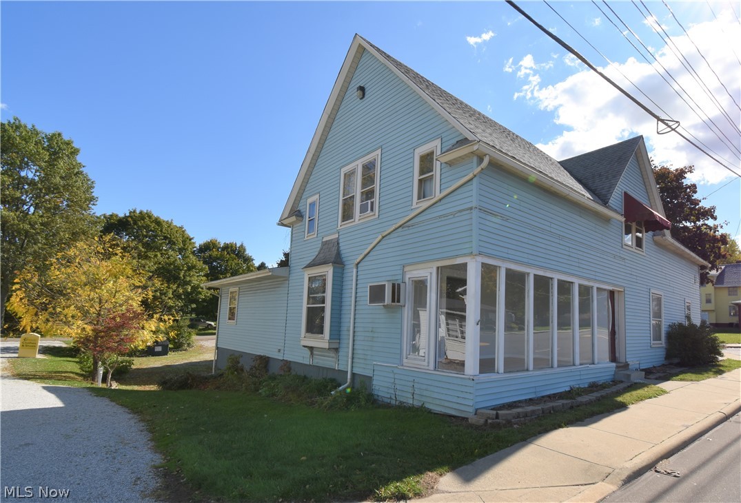 Your opportunity for income is here! Whether you're looking for an income producing property or a spot to run your business out of you'll want to look at this opportunity! This property is currently being used as a 3 unit residential rental property with 2 of the ground floor units leased for $750 per month and the 2nd floor unit rented for $635. The basement includes a 2 car garage which also can rent for $200 per month. Call for more details or to schedule your showing before this property is sold!