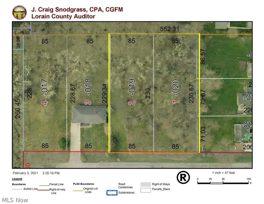 Two parcels combine to over 3/4 acre with incredible 170 feet of frontage on quiet and secluded street.  Close to schools.