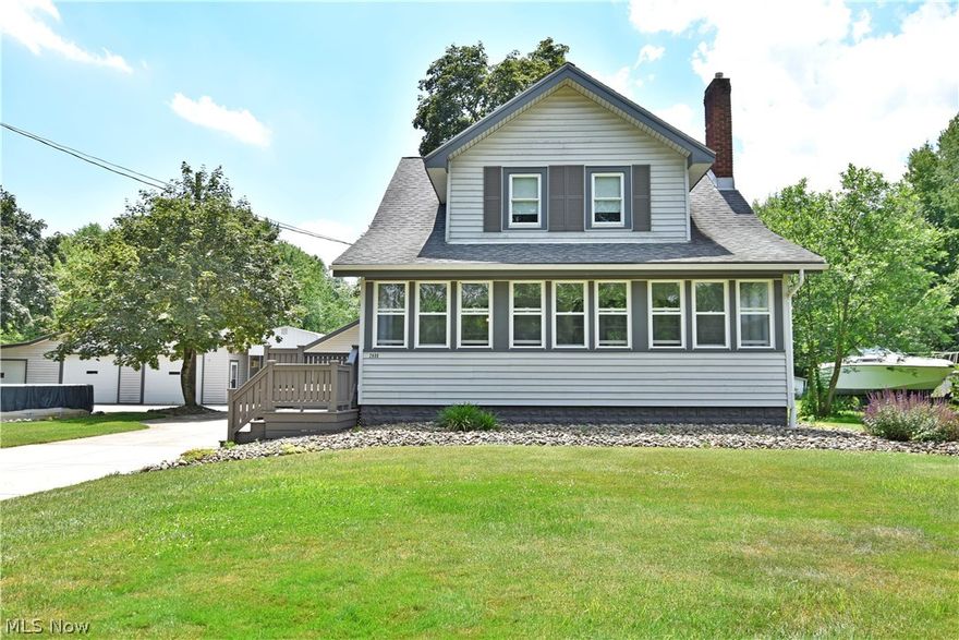 Are you looking for an inviting solid 3 bedroom house, maybe mechanics/car enthusiast garages or is it peaceful acreage to enjoy? If your answer is yes, then this property is a must see. The house boasts nice size rooms graced by hardwood floors in the majority of them The living room has original built-ins accenting the fireplace The bedrooms have closets that are larger than one may expect. A nicely renovated bathroom finishes off the upstairs. The front of the house is highlighted with a large inviting enclosed porch while the back of the house has a large deck for picnics & entertaining. The house has a generator that runs a weekly test to insure its ready when use is needed. The garage space is AWESOME with a 19x19 2 car garage, 30x30 2 bay garage, 14x31 1 bay garage plus a 15x20 carport not to mention the 14x19 workshop. There is a 16' round above ground pool next to a  9x15 shed which is insulated plus has power & a 8x15 covered porch to enjoy. This shed has so many possibilities from a playhouse for kids, She Shed, Mancave or pool house use your imagination. Schedule a showing today to see this special property in person.