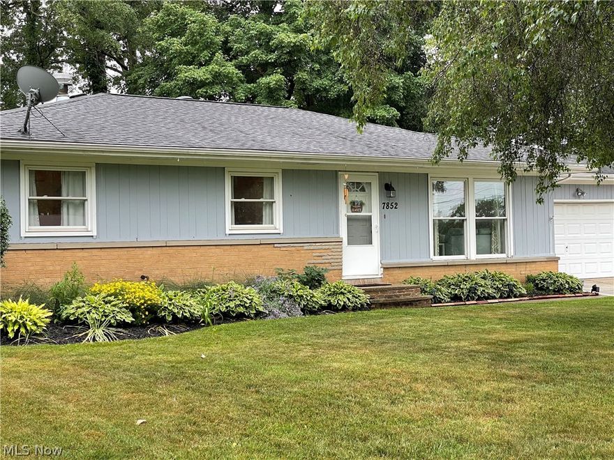 Beautiful ranch! Just move right in to this updated open and inviting home . One floor living is at its best here, with a comfortable vibe and todays updates.  You'll love the kitchen and dining spaces, including granite counters and nice coffee/ serving bar.  The dining opens to a fabulous large deck and yard, with a fire pit and room for friends and family to enjoy. The 3 bedrooms are all very generous with ample closet space and original hardwood floors. Huge basement has fun  family space as well as plenty of storage, and room for a gym or workshop too!  Book an appointment soon,  and see all the special qualities that make this home a standout!