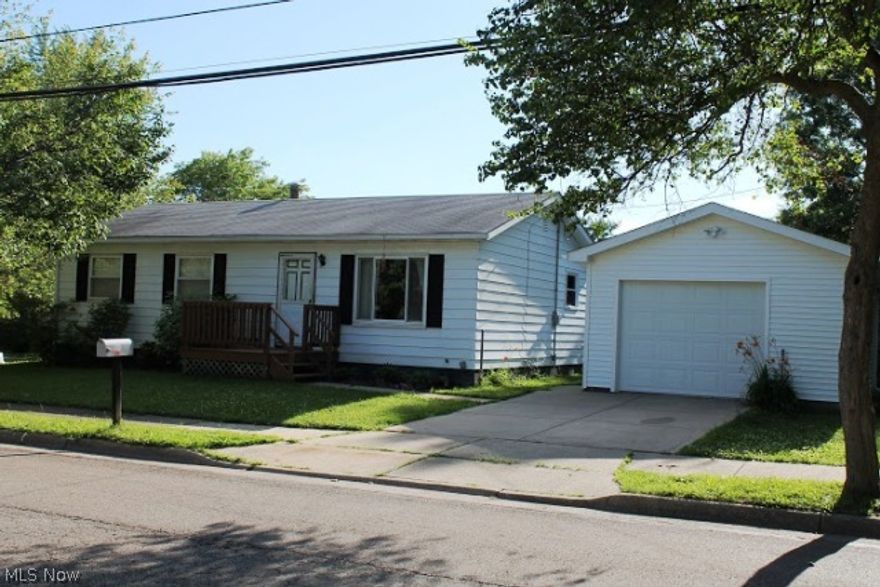 Super cute, freshly painted 1 story with 3 bedrooms & 1 & 1/2 baths.  One plus car garage new in 2015.  Other updates include electric panel box 2015, updated half bath 2015.  Carpet & vinyl flooring 2013, sump pump 2013.  H20 tank 2008, hardwood floors under carpets.  Rec Room area with pool table in basement.  Nice yard space on private corner lot.  Convenient location - close to shopping, dining & highway access.