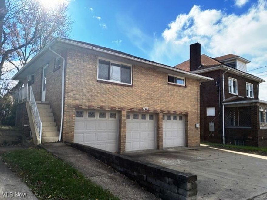Looking for garage space? Don’t miss this unique opportunity to own a 2-bedroom brick raised ranch featuring three integral garages. The home offers an equipped eat-in kitchen with a new dishwasher, garbage disposal, new laminate flooring, and fresh paint, along with a large deck off the kitchen and a separate deck for the hot tub. Additional highlights include hardwood floors in the living room, two bedrooms, one full bath, and a newer gas furnace and roof.  Conveniently located near Weir High School, shopping, and dining. Why rent when you can own a home that offers privacy and versatility? A one-of-a-kind opportunity for an owner-occupant or investor—call today!
