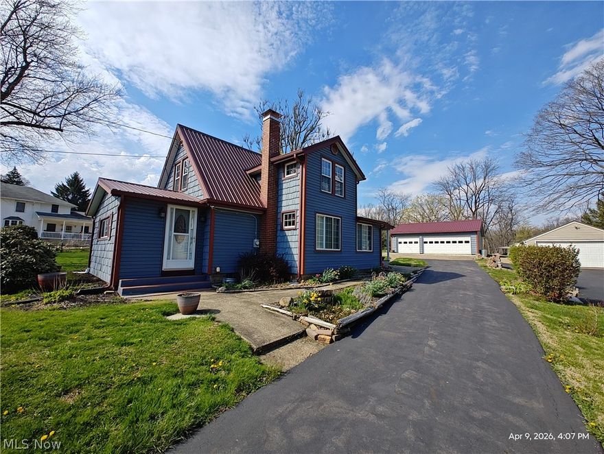 Welcome home to this charming property situated on a spacious .85-acre lot in one of Massillon’s most sought-after areas in Tuslaw Local School District.  This well-maintained home offers 3 bedrooms and 1.5 baths.

Step inside to find an updated kitchen featuring a cozy breakfast nook—perfect for morning coffee or casual meals—along with new flooring that flows seamlessly throughout the home. The convenience of first-floor laundry adds to the home’s functional appeal.

Outside, you’ll appreciate the oversized detached garage, providing ample room for vehicles, storage, or a workshop. The blacktop driveway offers plenty of parking, while the expansive yard includes a dedicated area ideal for creating your own fire pit retreat—perfect for relaxing evenings or entertaining guests.

With its desirable location, generous lot size, and thoughtful updates, this property offers the perfect blend of comfort, space, and opportunity. Don’t miss your chance to make it yours!  Agent related to seller.