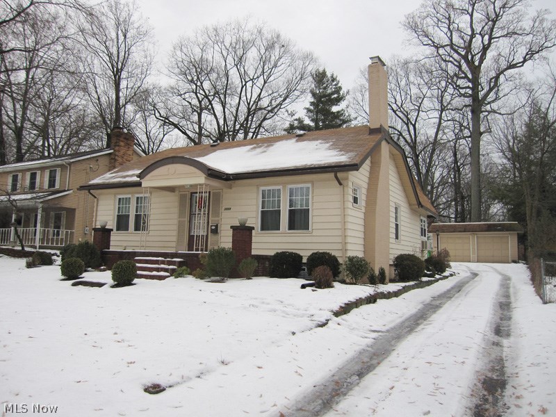 This is a charming craftman styled ranch in optimal location in stow. Lovely home owners, show pride of ownership with their beautiful front and back yard. This home features 9 ft. ceilings, country side kitchen, nice size living room and master bedroom. 2 full baths, enclosed back porch, full basement and more. Kitchen and bath could use updating, but there are newer windows, roof, carpeting and much more. Windows are Polaris to replacement, main roof new 2011 the front portion replaced in 2017 due to wind storm. Toilet replaced in 2016 hot water tank in 2014.