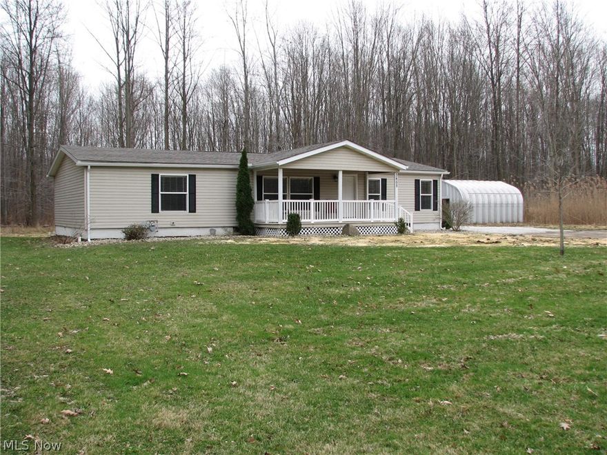 Looking for a completely remodeled home on over 5 acres, this is it!! This home has 3 bedrooms, 2 full baths, and full basement. Every bedroom & bath are very spacious w/all bedrooms having walk-in closets. When you walk in the front door your eyes will immediately look at the gorgeous dolphin grey wood grain porcelain tile flooring. There is a amazing stone wall behind the fireplace as an added feature. The kitchen includes: black pearl granite counter tops, new kraftmaid cabinets, Italian glass back-splash, new whirlpool gold appliances, all moen faucets, and a pantry off the laundry room. You will have plenty of space to put a dining room table or chairs right up next to the island. The master bedroom is sure to please w/huge master bath. The stand up shower was done w/porcelain tile and a frameless shower doors. Enjoy the marble top double sink w/jacuzzi tub and porcelain tile also on floor. Other features of this home include: cordless blinds, all led lights throughout, new high e