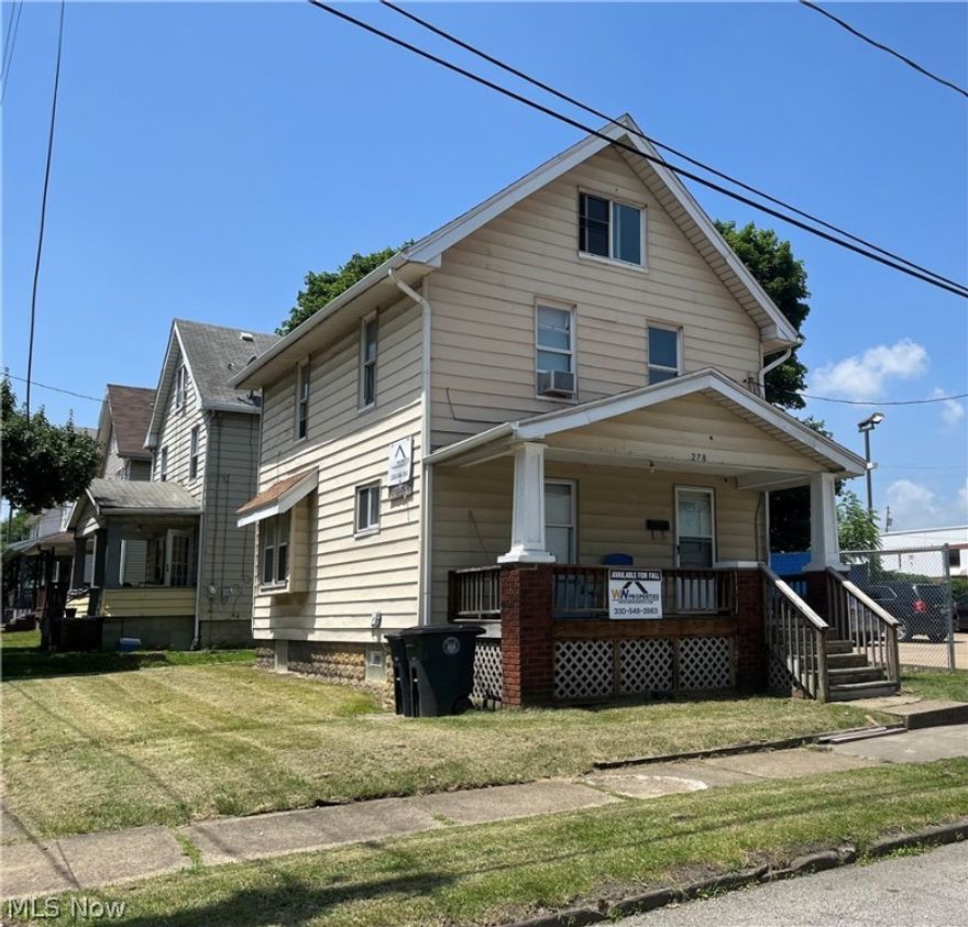 Hello Investors!!! Now is the perfect time to grab up a fantastic money making bundle in the Akron University area. Up to 10 total properties available! Impeccably maintained by the same owners for 12-20 years. All properties have updated windows with the same style of updated oak cabinets, laminate countertops, vinyl kitchen and bath flooring, carpet through remainder, along with current bathroom vanities and toilets. All appliances belong to seller and will remain. Current tenants are moving out end of July.  Last lease was $1125 with up to $225 for utilities per month.  No new lease in place.  Please reference 548 Spicer, 544 Spicer, 540 Spicer, 536 Spicer, 503 Spicer, 455 Spicer, 432 Power, 562 Nash and 443 Butler for package options. 455 Spicer Apt B is currently available for showings. This is a great representation of how all of the Akron U properties are kept. Otherwise an offer is preferred prior to showing tenant occupied properties. Seller prefers a package sale, but would c