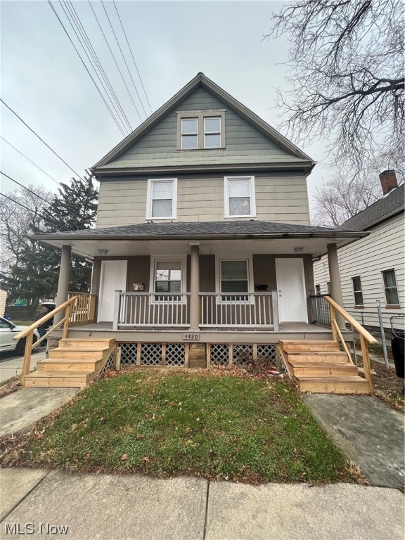 Completely rehabbed fourplex on the west side of Cleveland! This 4-unit property has been renovated from top to bottom including brand new and upgraded electrical service, two new furnaces, two new hot water tanks, newer roof, and full interior cosmetic renovations in each of the four units. The interiors have been updated with vinyl plank, new carpet, fresh paint, and many kitchen and bath updates. This is the perfect multifamily investment for a new or seasoned investor looking for high cash on cash returns and the ability to walk into a property and start leasing immediately. One unit is currently leased for $800/month on an annual lease expiring 8/2024 (private pay). Each unit can easily be leased for $850/month which means this property can gross $3,400/month once fully occupied! Laundry hook-ups in the basement. Tenants also pay their own electric and gas, and the landlord is responsible for water/sewer.