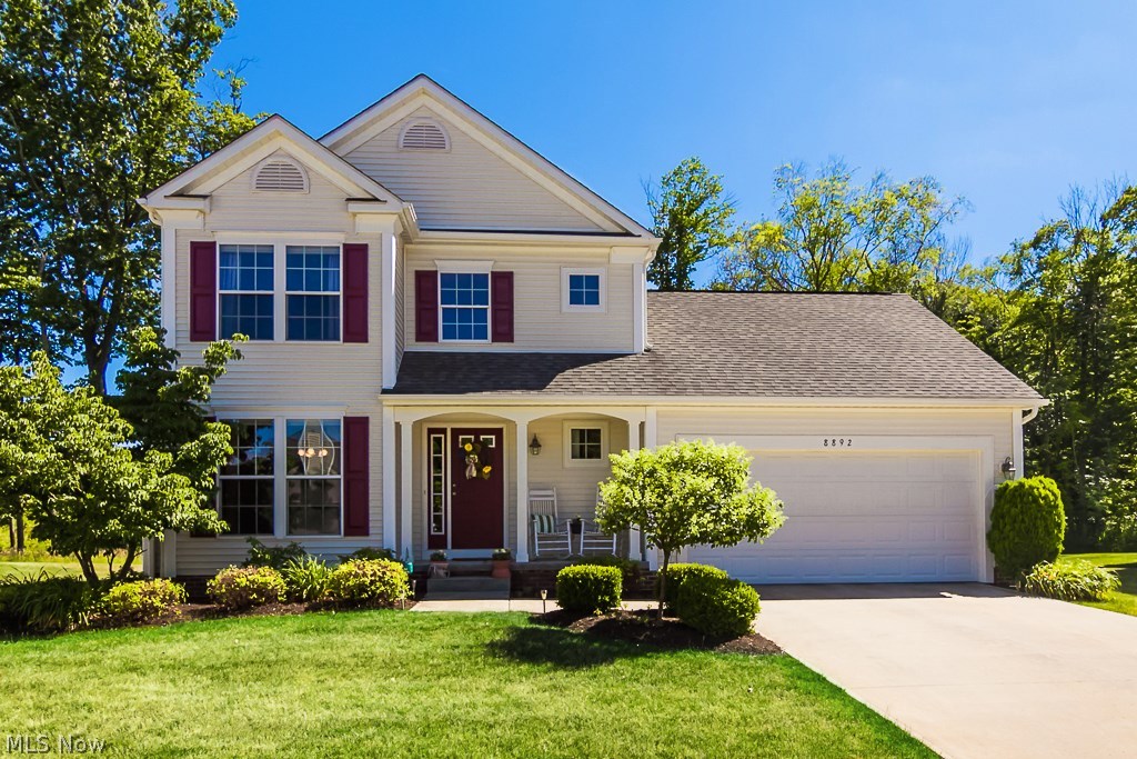 Welcome Home to this beautiful two story colonial situated perfectly on a cul-de-sac in a very desirable neighborhood. This property has been meticulously maintained inside and out, with many updates and a wonderful floor plan! As you approach the front door it’s hard not to notice the beautiful landscaping and cozy front porch. As you walk through the home, you will notice the large windows that pour natural light throughout, the hardwood floors on the first level, and the private first-floor master retreat with a vaulted ceiling. Entertaining is easy with the large back deck that is perfect for barbecues and family parties. There is a loft upstairs with the additional two bedrooms and full bath. This home is a must see!