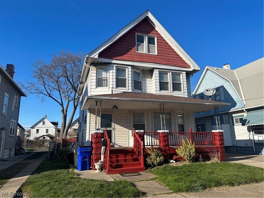 Check out this newly renovated home with 4 bedrooms, 1 full bath and 2 half baths perfect for turnkey investment in the up and coming Clark-Fulton area. Top features include a fully finished attic with half bath, central air throughout, newer roof and a brand new hot water tank. Previously occupied as a private residence, it has been meticulously maintained and includes many "homey" qualities which are sure to attract the ideal tenant. Get ready to place your own tenant with a pro-forma rent of $1,375/month in a home that is less than a mile from the MetroHealth Hospital main campus. All HVAC has been inspected and has passed servicing tests. *Note: auditor website states that the property has 3 bedrooms / 1 bath, no A/C and a total finished living area of 1,434 sq. ft. The owner has stated that the property has 4 bedrooms / 1 full and 2 half-bathrooms, central air and a total finished living area of roughly 2,000 sq. ft.