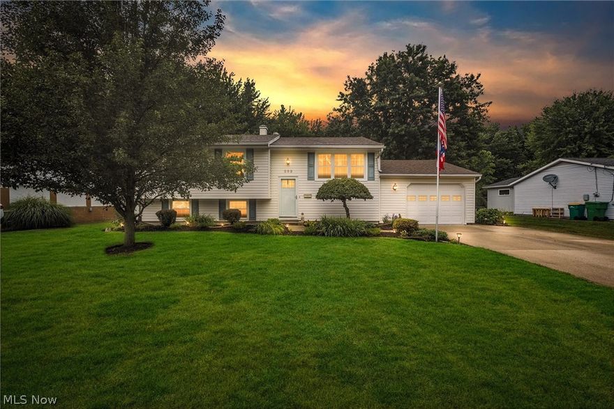 This beautifully maintained split level is its own summer retreat.  Close to Geneva-on-the-Lake, shopping and so much more.  Home included 4 bedrooms, 2 bathrooms, updated kitchen, wet bar, living room, family room and an attached two car garage.  Out back you will find your own oasis with a large deck with a pool, hot tub, pond, large backyard and tiki bar!  Schedule your apt before this one is gone.