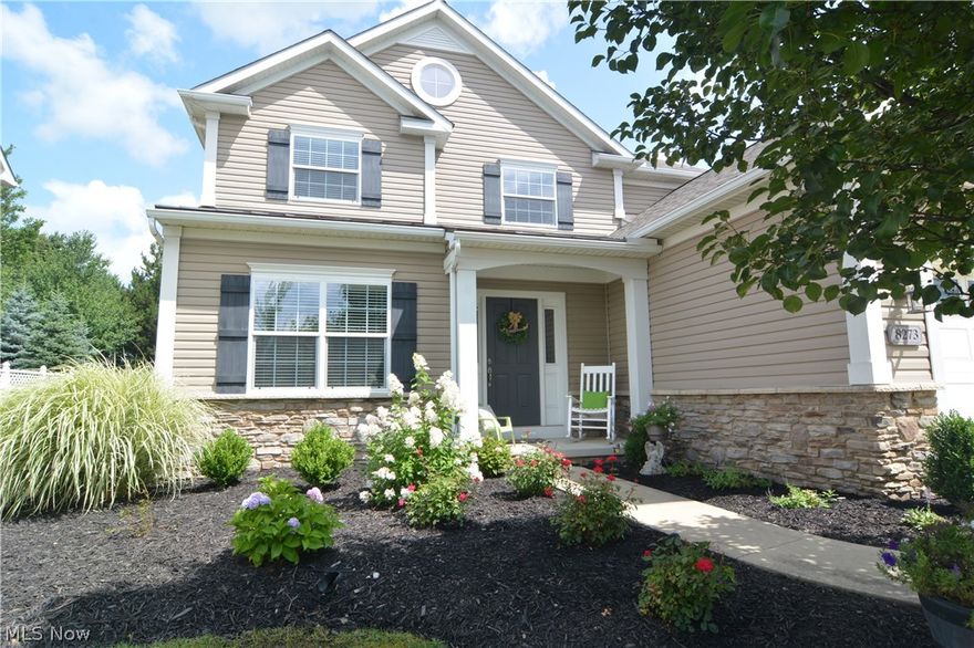 Updated Colonial in Newell Creek w/ private backyard, 2+ car garage w/ bump out. Finished lower level entertainment center with possible 4th bedroom/In-law suite, full bath, exercise room, rec area...additional 1,000 sq. ft., Versatility Here! Granite, hardwood, wrought iron, 9 ft. ceilings, built-ins. Welcoming front porch, gracious foyer to greet guests. Living room/office with double glass French doors, Cook's island eat-in kitchen w/ white cabinetry, SS appliances, formal dining room/play room, 1st floor laundry. Special master retreat plus computer center and 2 more generous sized bedrooms. Extended patio, fresh landscaping...WOW! Miss this one and you'll be sad! Call today for your appointment!