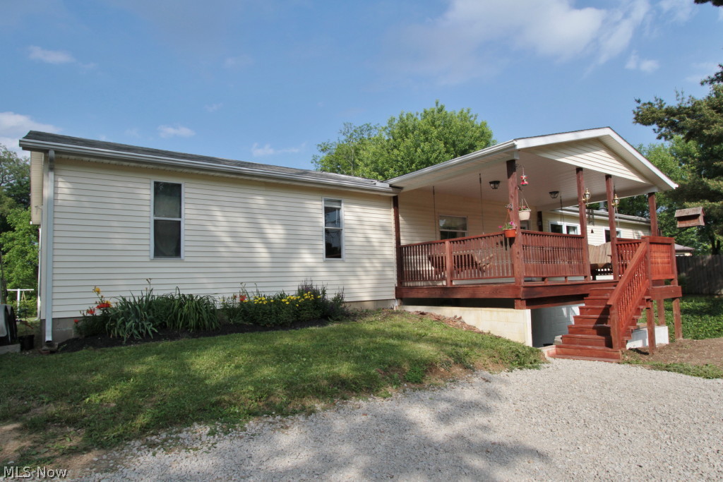 Open floor plan, 2300 plus sq. ft. all on one floor large deck, private back yard. water shed assessment $12 per year.