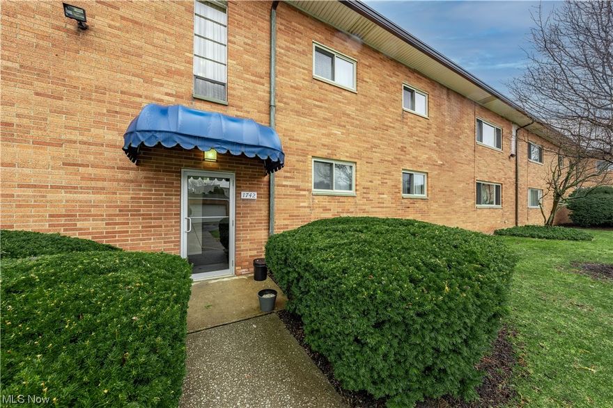 Welcome to maintenance free living in a prime location. This 2nd Floor condo located just minutes from Rocky River Reservation, Dinning in Rocky River and Lakewood, and Shopping in Fairview is in perfect condition and ready for you to move right in. The condo itself boasts a simple yet modern layout. With the Semi open layout, the Kitchen, dining room and living room are all connected, Providing a functional flow. Down the Hall you will find the Master Suite which has the half bath and the Second Bedroom and the Full Bath. This unit comes with 1 Covered Garage spot, 1 uncovered spot, a small storage locker and outdoor pool access. The building also has shared Laundry in the basement. Come on in and check this condo out, make an offer, and be relaxing by the pool by summer.