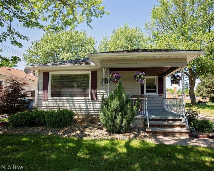 This adorable ranch in Lorain is situated on a double lot! This home has been lovingly cared for and maintained by it's owner. The home has newer windows and doors (less then 3 years old). The home has so much character with it's beautiful original hardwood floors. There is an entire separate suite in the basement that could be used for an in-law or teen suite, or utilize it as an income property. This space features glass block windows installed by Window Nation, a cute kitchenette with Corian counters, water proof vinyl plank flooring, a full bath, with walk in shower and a newer washer & dryer. The home has so many updates including, newer roof, full, blown in insulation & electrical panel upgrade. Great storage with a full attic with floor. The fully fenced in backyard is great for entertaining, with a concrete patio and a 16 x 16 deck, with a built in bar. The home is completed by a 1 car garage with a new garage door and an automatic opener. There is also a shed for additional st