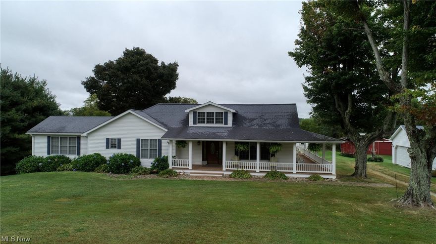 Nothing says "Home Sweet Home" like this stunning Cape Cod-style house on 33+ beautiful acres of gently rolling countryside. The home is a perfect example of classic architecture updated for the modern age. The original house was built in 1900, but the majority of the structure was lovingly and expertly added with premium quality materials. This includes seven new rooms and a new foundation completed in 2007. This is a home of stately, elegant simplicity featuring an updated gourmet kitchen and breakfast area. Gas range, fridge and dishwasher are included. The architectural adaptability and grace continue to stand the test of time. The exterior of the house is maintenance-free and inside, the woodwork has been tastefully freshened. The house has three fireplaces and two full baths with jacuzzi tubs and showers. Laundry is on the first floor and on the second floor is a bright loft bedroom. A proven dependable natural spring supplies water which is treated by the most modern of equipment. There is a large, never-used propane tank for back-up purposes. The property includes a nice barn and outbuildings. There is free natural gas to be transferred to new owner. The property has timber, several fine pastures and ground suitable for hay production. This truly is a remarkable place to call home. Call me today for your showing!