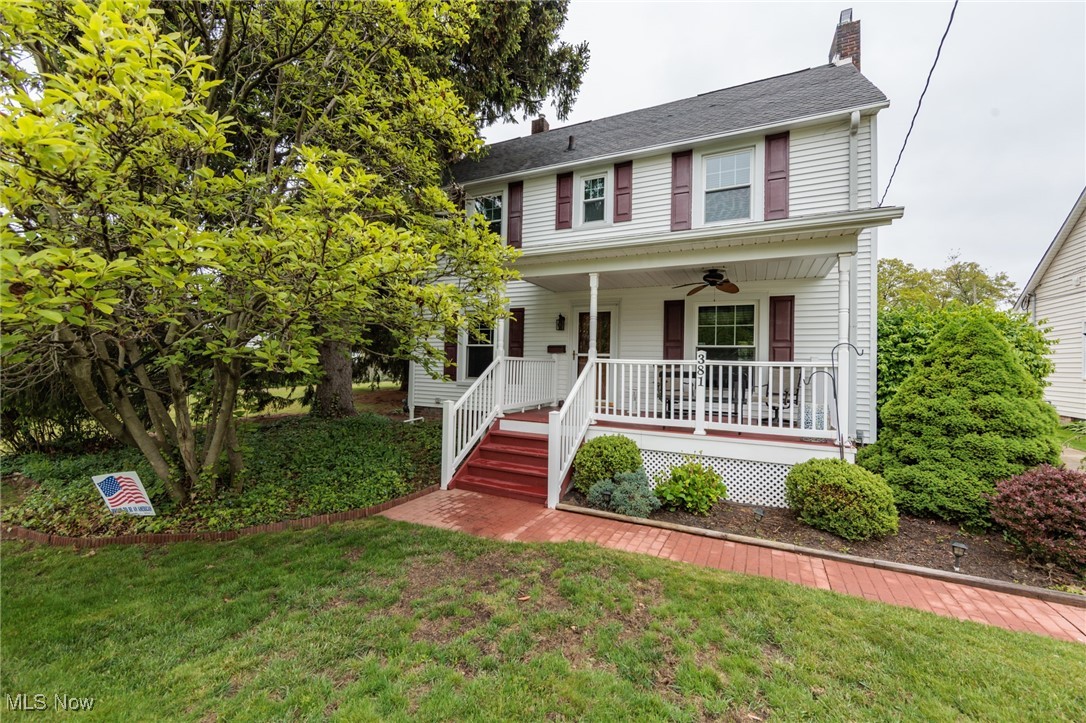 Welcome to this beautifully maintained Bay Village home full of character and modern comfort. The first floor features hardwood floors, crown molding, and charming built-ins throughout. Enjoy a flowing layout with a front living room, formal dining room, and a spacious great room with exposed beams, a cozy fireplace, additional built-ins, and a convenient pass-through window from the kitchen—perfect for entertaining. A half bathroom completes the main level.
Upstairs, hardwood floors continue throughout three bedrooms and a full bath. The basement adds even more functionality with a potential rec room and dedicated workshop area and laundry.
Recent updates include replacement windows throughout, adding energy efficiency and peace of mind.
Relax on the inviting front porch with ceiling fan or unwind in the extensively landscaped backyard featuring a large grassy area and a quaint courtyard perfect for summer evenings. A spacious two-car garage includes extra room for storage.
Located in desirable Bay Village with top-rated schools, this home blends timeless charm with everyday convenience—don’t miss your opportunity to make it yours!
