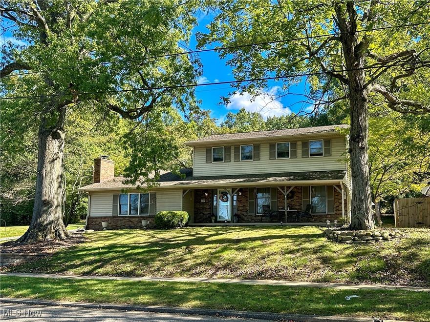 This beautiful 3 bedroom, 2.5 bath Colonial is situated on a spacious corner lot in a quiet cul-de-sac. The first floor includes lovely formal living and dining rooms, family room with a cozy fireplace, updated eat-in kitchen with ample cabinet and counter space, a charming sunroom, and half-bath. The second level highlights three large bedrooms, including the primary bedroom with a walk-in closet and access to the remodeled main bath. The basement offers a rec room, full bath, laundry area, and tons of storage space. Outdoor entertainment is made easy with a backyard deck and concrete patio featuring an impressive stone firepit. Schedule an appointment to tour this wonderful home today!