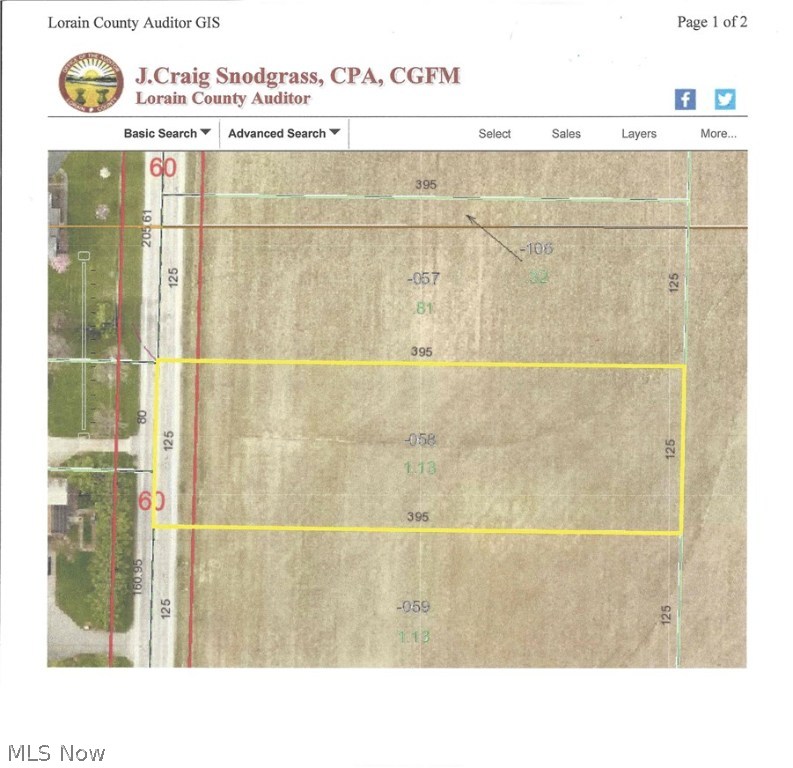 Property is located in a rural setting in Amherst Township. Pick your own builder and you are ready to build your new home!