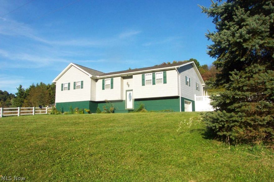 Continue to show. Excellent well maintained and updated ranch on 1.66 acres.  Large rooms, nice updated eat-in kitchen with new countertops and sink with glass doors to the covered porch overlooking the grounds.  Large formal dining room, spacious living room, separate laundry/utility room.  Big open basement with high ceilings could be finished into additional living area to add to the over 1900 square feet of living area on the main floor.  Owner has paved the driveway at a cost of $21,000 and added a roof to the porch for $6000, added new septic in 2013 for $8000 plus added new carpet for $3400.  Move in condition.  The annual taxes of $1501.18 reflect a homestead exemption amount of $50.18 per year.  Excludes range and refrigerator.  Gas and oil rights do not transfer.