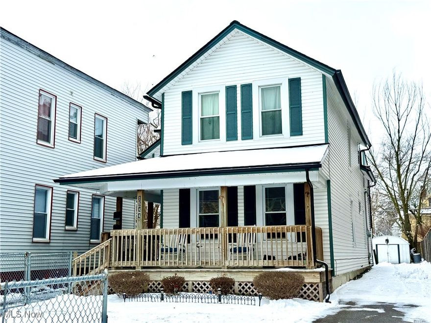 A perfect turn key addition to your portfolio! Nothing better than a money making duplex that is already occupied and in great condition. Beautiful wrap around porch and a fully fenced in property are a few exterior highlights. Inside both units you'll see how well maintained they both have been since they were completely renovated years ago. Each unit is equipped with two bedrooms, one bath, eat in kitchen, dining room and living room. The basement is open but shared with separate laundry hookups. Upstairs unit access is an exterior door into an indoor common space for both units with the staircase.