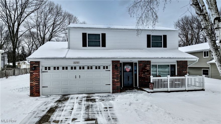 Welcome home to 26797 Redwood Dr. in Olmsted Falls. This inviting home features new LVT flooring, stunning granite countertops, and soft-close cabinets in the gourmet kitchen that flows into the spacious living room. Off the living room is a screened innovation that leads out to the fenced in backyard. Enjoy built-ins for added storage and style throughout the spacious living area. With four generous bedrooms and two well-appointed bathrooms, this home is perfect for families and entertaining. Conveniently located just minutes from the highway, you’ll have easy access to nearby amenities and schools. Don’t miss this opportunity to make this charming home yours! Call Brandon to schedule your private showing today !