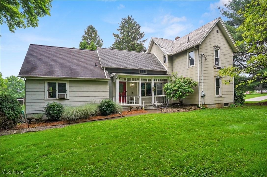 Welcome to 1175 State Route 44 in Atwater—your private retreat nestled on 6 scenic acres! This spacious colonial-style home offers 5 bedrooms and 3.5 bathrooms, including a first-floor master suite complete with a walk-in closet and full bath. The inviting kitchen features an eat-in area flooded with natural light, while the family room boasts a cozy pellet-burning fireplace—perfect for chilly Ohio winters. Enjoy the easy flow between the family and living rooms, ideal for everyday living and entertaining. The main floor also includes a convenient laundry area. Upstairs, you'll find three additional bedrooms and a full bath, providing plenty of space for family or guests. Outside, a two-car detached garage and two storage sheds offer ample storage. A private yard with a serene path leading to the back of the property makes this home a perfect place to relax and enjoy nature. Don’t miss this rare opportunity to own a peaceful slice of country living—schedule your private tour today!