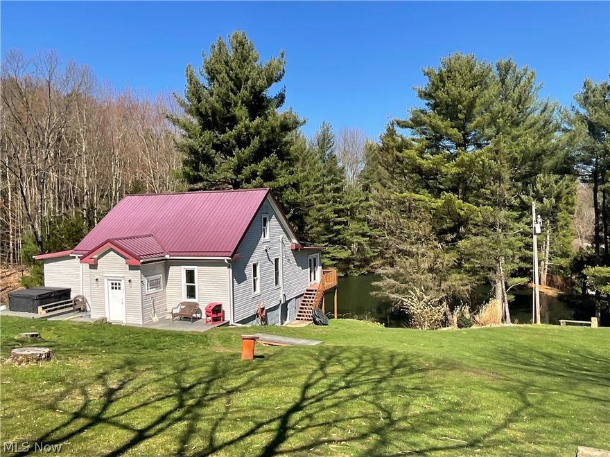 A property that offers so much doesn’t come along often!  This beautiful, rolling hillside of 40+ acres offers a three bedroom one bath farmhouse overlooking a serene stocked 1 acre pond, extra storage under the house, a large cabin with loft including electric, heat, and water, spacious three stall garage with lots of storage, a barn, poultry coop, established herb and vegetable gardens, fruit trees, well water in use with spring water available, a hot tub to relax in, and so much more!  With a combination of agriculture, woods, water and yard space this property offers the ideal farming or homesteading lifestyle. Private, yet only minutes away from groceries, shopping or restaurants. The surrounding area is rich in hunting, fishing, and camping experiences.  Call to schedule your private showing today. Appointments required with a minimum of 24 hours notice .