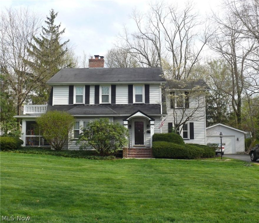 Beautiful well maintained 4 bedroom colonial nestled in Historic Poland Village.  All modern amenities with the quality, charm & character of a home built in 1925.  Great kitchen with granite countertops, bar and stainless steel appliances.  Formal dining room.  French doors, 2 fireplaces! Cove molding, hardwood flooring, wainscoting, built in cabinets and bookcases.  replacement windows, 2011 new boiler.  Built in whole house security system,   3 car garage!  Children's play area with equipment staying.