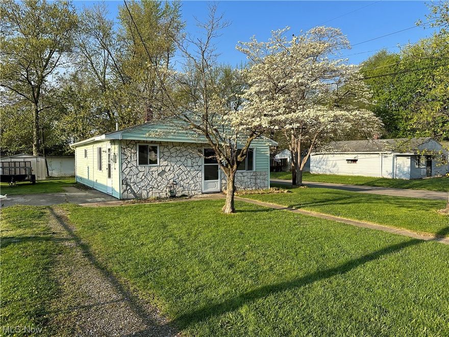 Great Home in Plain Township.  Whether you are just starting out, downsizing or looking for an investment property, this is the perfect place.  This 3 bedroom, 1 bath Ranch home is move-in-ready with fresh paint, flooring and updated bath.  The home has forced air gas heat, vinyl replacement windows, sits on a slab on a corner lot.  Located steps away from Harmont Park and on a dead-end street.  This home is cheaper than paying rent and more stable than the stock market.    Don't let this opportunity pass you by. Call today for your private showing.