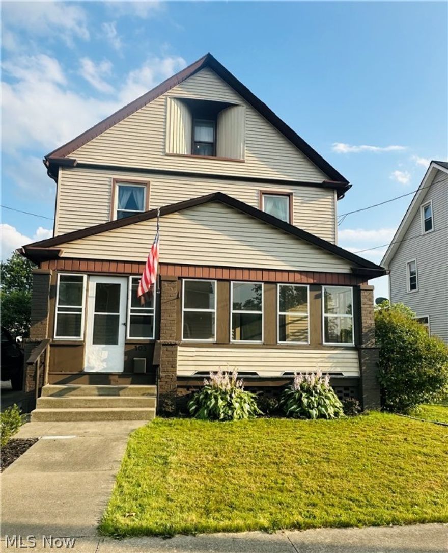 You will love this completely renovated 4 bed, 1-1/2 bath, Conventional home located in the cute town of Girard that is priced just right! You have all new landscaping w/new plants & fresh black mulch including a beautiful oversized back yard with a 9ft Japanese maple tree ready for your family gatherings & lots of room for your kids to play for days! You have a large Oak tree at the far back portion of the lot which is great for a kids swing or tree house! You have a front enclosed screened porch that is perfect for rocking chairs, family gatherings or even kids play area on those beautiful Ohio days. The moment you walk through your front foyer you will love the extra high ceilings & the original woodwork that has been detailed & restored back to its original luster! You HAVE to see this woodwork! There is a convenient half bath located on the main floor directly across from your living room. There is brand NEW plush carpeting w/extra thick padding & luxury, high end LVP 22mil flooring installed throughout the remainder of the home on all 3 levels. The new carpet smell is awesome! BONUS!! There is potential for a 5th bedroom on the main floor as you have 2 formal over-sized dining rooms that could be doored off & used as a 1st floor bedroom which is ideal for Seniors or a Mother-in-law suite! Bonus #2:  Brand NEW high-end GE stainless steel appliance package with a warranty that looks pretty amazing next to your brand new granite countertops w/your oversized farmers sink & pull-down gold tone faucet (wait till you see this galley kitchen)! Your 3rd floor attic has been fully finished and houses your fourth bedroom with a huge closet and has a second room with equal size which could be a 5th bedroom, craft room, office or teenagers gaming room! Other upgrades include brand new 3 ton A/C unit, electrical panel, minor plumbing and draining, roof 2019, updated windows and much much more! Better book your personal showing on this Girard beauty before it’s gone!