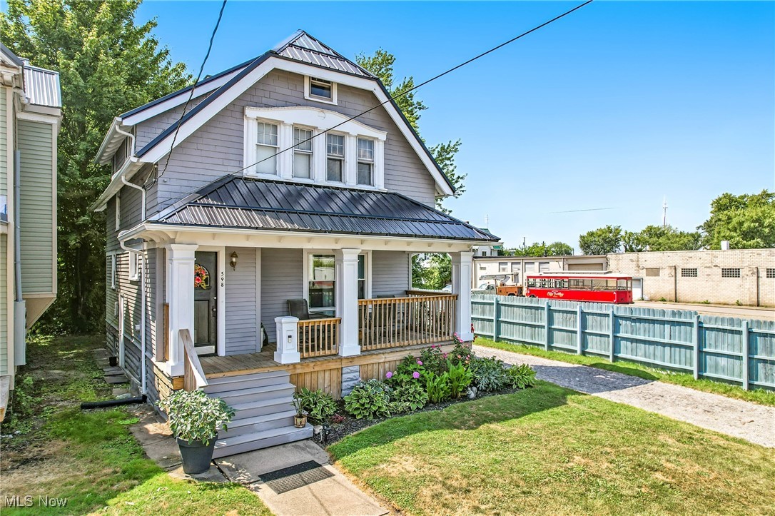 Charming & Move-In Ready in the Heart of Warren! Welcome to 598 High St NE—a delightful 3-bedroom, 1.5-bath home just steps from the vibrant energy of downtown Warren. Perfectly situated within walking distance to local events, dining, shops, and your favorite coffee spot, this home blends small-town charm with modern convenience. Inside, you’ll find a warm and inviting layout with spacious rooms and plenty of natural light. The kitchen flows seamlessly into the dining and living areas, making it ideal for both everyday living and entertaining. Upstairs, the bedrooms offer comfort and privacy, while the bathroom is thoughtfully appointed for style and function. Enjoy peace of mind with major updates already done for you—metal roof and HVAC system replaced in 2021—so you can move right in and start enjoying your new home from day one. Step outside to a welcoming covered porch and a backyard with space for gardening, grilling, or simply relaxing. Whether you’re a first-time buyer, downsizing, or looking for an investment opportunity, this property is a must-see!