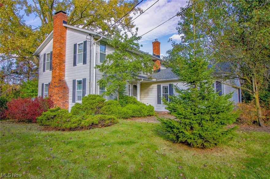 Beautiful 4 bedroom, 2 and a half bath Colonial nestled in Hinckley on 3 acres (parcel split in progress).  This home has kitchen appliances that stay along with washer and dryer. The home features a family room with fireplace, dining room, eat-in kitchen, full finished basement with a recreation room and bar, and another family room with fireplace. There are horse stalls, an office, bathroom and an indoor arena in the big barn. In addition to the 3 acres is a stocked pond. Call today for showings!