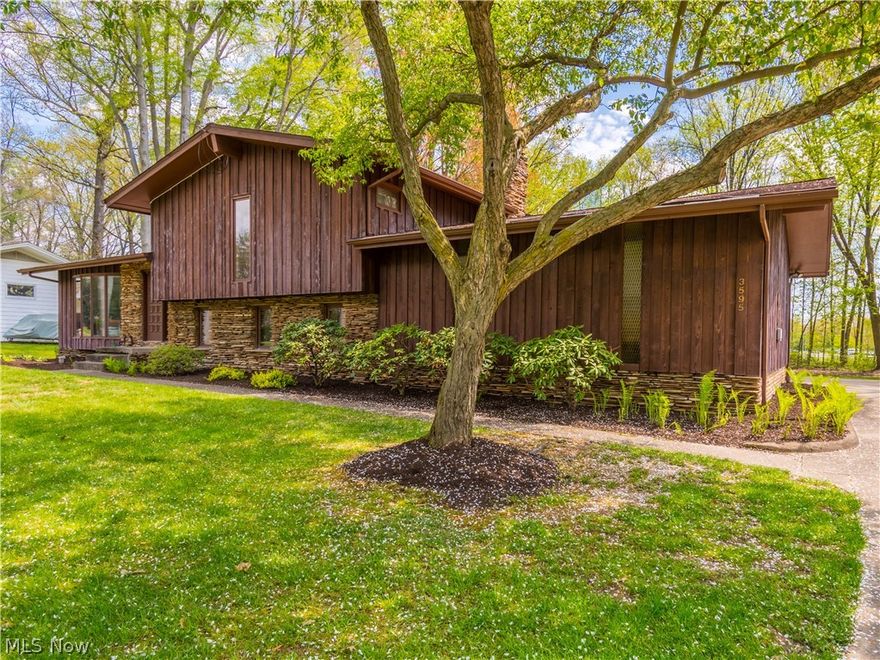 Pretty and beautifully maintained 4 level split with 4 bedrooms/2 bath with 2059 square feet on .61 acre cul de sac lot* Neutral decor throughout* Vaulted living room & formal dining is light and bright with large bay window & updated atrium door with access to deck* Eat in kitchen with cherry cabinets, stainless appliances (range, refrig, microwave & dishwasher), pantry with roll out shelves, corian counter top, ceramic floor & updated atrium door from eating area to deck*  Family room with lovely stone gas log fireplace & updated atrium door to patio*Master bedroom with private access to updated bath with jetted tub*  4th bedroom off of family room with additional access to garage* Lower level rec room & office/work out room* Central vac* Central air (6/2017) plus attic fan* Furnace 96% efficient, 2005 with humidifier* Shingles not original (single layer)* Updates to septic system (approx. 10-12 yrs.)* Electrical box and oustide service wire (2018)* 2.5 car garage (back load)* Spacio