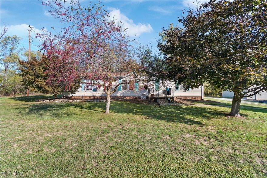 Three bedroom, two bath ranch style manufactured home sitting on over a half acre in Plain township. The home offers an open concept and spacious rooms, along with an updated kitchen and LVT flooring throughout.  You will enjoy the split floor plan with a large primary separate bed and bath, complete with a jetted tub. This home offers a generous amount of space and nice, open lot complete with patio and attached garage. Check this out today!