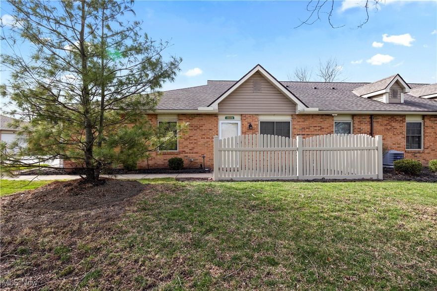 Welcome to this well-maintained, one-owner two-bedroom, two-bath condo with an attached one-car garage in the highly sought-after Muirwood Village community, featuring a pool and community center. This home offers a clean, neutral interior and has been lovingly cared for throughout. The open-concept living and kitchen area showcases a vaulted ceiling, creating a bright and inviting space, along with a comfortable dining area. Kitchen appliances are included. An additional flex space provides the perfect option for a home office or reading nook. The primary suite features a private full bath and a walk-in closet, while the second bedroom and full bath offer great flexibility for guests or family. Enjoy the spacious front patio, ideal for relaxing and watching the world go by.
Conveniently located near Avon Commons and Crocker Park, with easy access to shopping, dining, and entertainment. Great location in the condo complex, just across the bend from the pool and clubhouse!