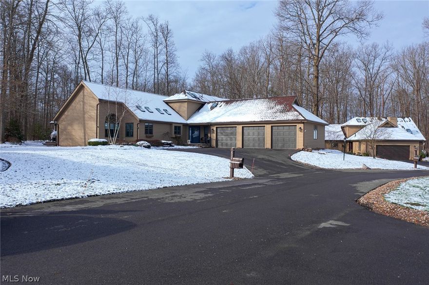 Welcome to this well maintained 4 bedroom home that is nestled on a private street in a zero maintenance community. This home features an open floor plan that is great for entertaining, large eat in kitchen, beautiful sunroom, large family room, first floor master suite, first floor laundry room, beautiful hardwood floors throughout first level, plenty of windows for natural light. The walkout basement offers additional living space, perfect for entertaining or as a guest suite, with direct access to the scenic backyard. Enjoy the tranquility and privacy of this beautiful property, surrounded by natures beauty as you unwind on your three-tier deck. This home is in a great location just minutes away from stores and highways.