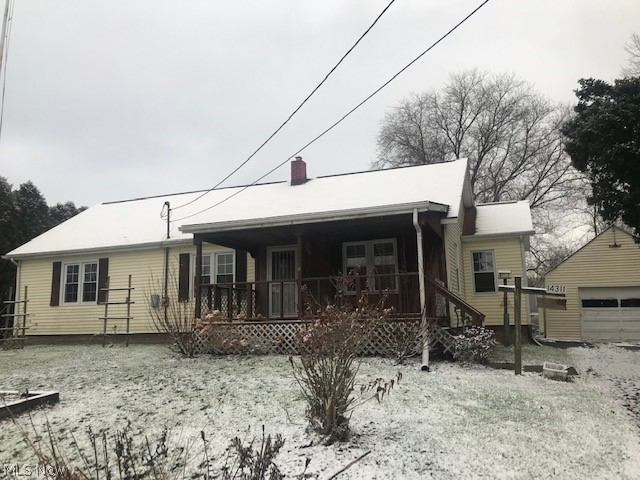Nice ranch home on 5 acres in West Branch Schools. Detached garages and a barn. Barn needs some work. Nice home with a full basement and 4 bedrooms. Newer electric panel. High efficient gas furnace with central air.
