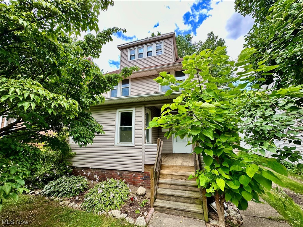 Calling all investors or first time home buyers. Great potential with this two story home near COW. Has been a rental for 13 years and needs some roof work and general TLC. Great floor plan with lots of space. Hardwood floors throughout most of the main level. Living room has a decorative fireplace with a small library/study with original french doors. Large kitchen with ceramic tile flooring offers a quaint breakfast nook and table. Mud room off of kitchen gives back door entry from parking. Shared driveway. Upstairs offers 3 bedrooms also with hardwood floors. Large main bathroom. This will not last long at the price listed. Call your realtor today to schedule your personal showing.