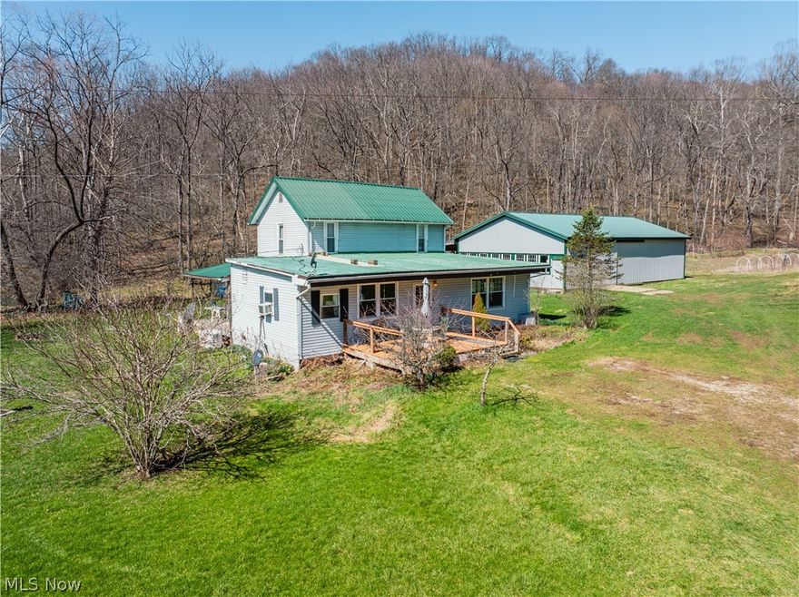 Live Auction 05/02/2026 10:00 AM - Parcel 8: 2.45 acres w/ 260’ frontage - Older 3 bed 2 bath home, a 35' x 56' pole building, private septic, and a spring-fed water supply. The setting of the home offers peace and quiet, privacy, and ample land for gardening or animals.