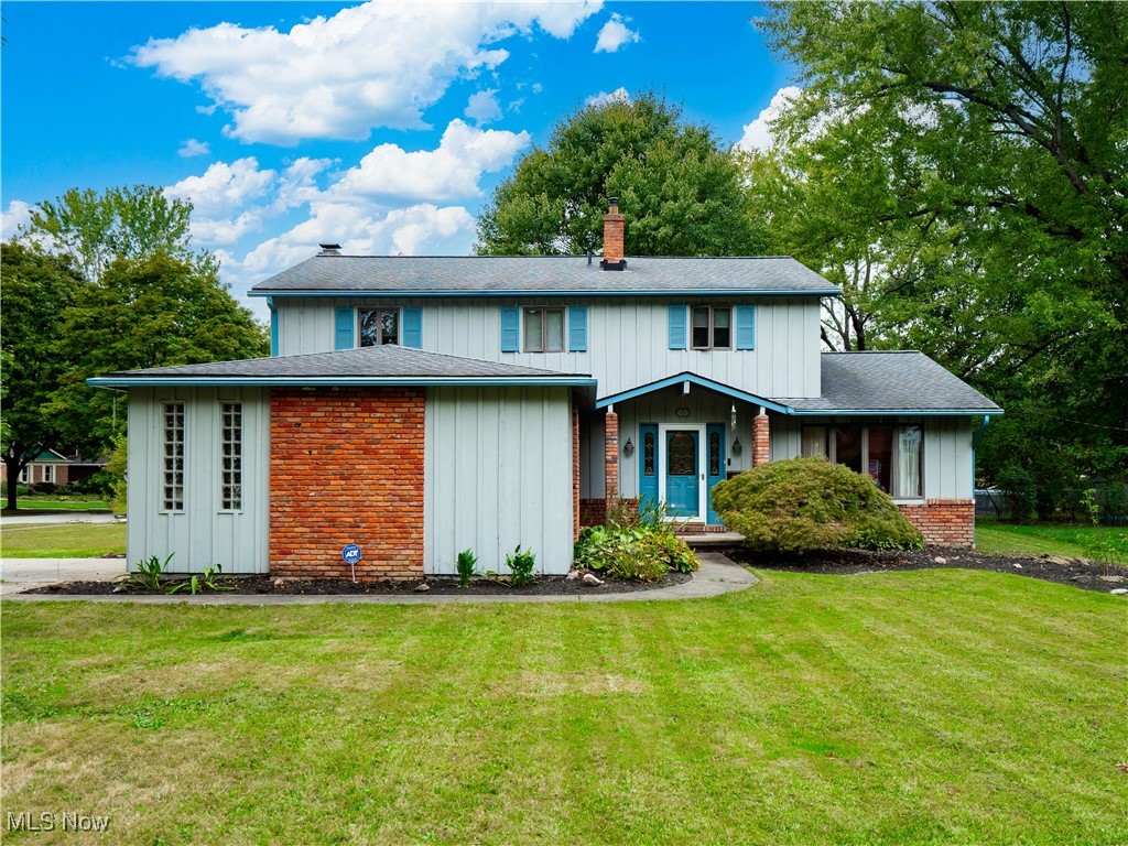 Welcome to this sprawling split-level home in the heart of North Olmsted, nestled in a small, private neighborhood while being just minutes from all conveniences! As you enter, you're greeted by a bright foyer that opens into a large living room, complete with a bay window that showers the space in natural light. The living room flows seamlessly into the dining room, creating the perfect area for entertaining family and friends. The expansive kitchen is truly a chef's dream with plenty of space for preparing meals and hosting gatherings. On the lower level, you'll find a cozy family room where you can spend quiet evenings in front of the fireplace, creating a warm and inviting atmosphere. This level also includes a full bathroom and a bedroom, offering flexibility for guests or a home office. Upstairs, escape to your master suite with vaulted ceilings, a walk-in closet, and a private full bathroom, providing a peaceful retreat at the end of the day. The second floor also boasts three additional spacious bedrooms and a completely remodeled full bathroom, offering plenty of space for everyone. The full basement provides ample storage and potential for additional living space or a workshop. Don't miss your chance to see this beautifully maintained home in a prime location—book your private showing today!