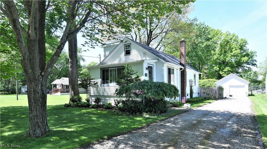 Welcome to this maintenance free living Cape Cod. Enclosed front porch, leads you to a large living room with newer laminate flooring throughout home. The kitchen comes with all appliances including stove dishwasher and refrigerator.  This home features a first floor master bedroom and first floor bath. Two additional bedrooms on the second floor.   Updates include: newer roof, gutters, siding, laminate floors and landscaping. The backyard includes a large deck which overlooks a beautiful double lot with privacy. 
Located close to schools and shopping.  Easy access to highways and surrounding communities.